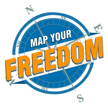 map your freedom logo